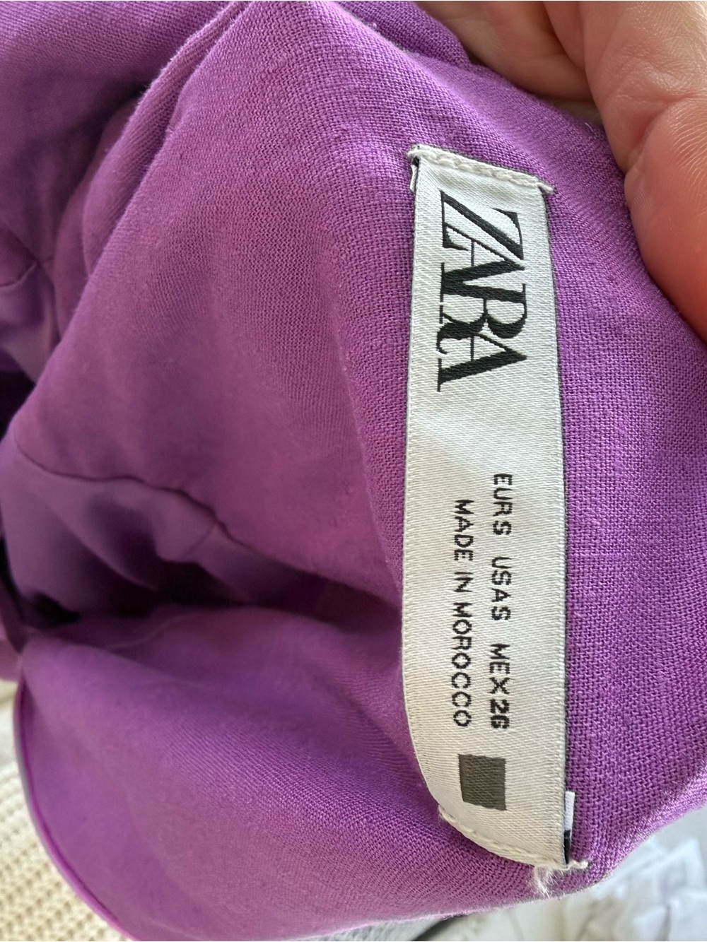 Purple Ruched Spaghetti Strap Dress - Picture 3 of 3
